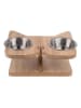 Paws&Whiskers 3-delige voerbakset lichtbruin - (B)32 x (H)8 x (D)25 cm