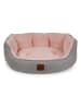 Paws&Whiskers Tierbett ''Coco'' in Grau/ Rosa