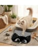 Paws&Whiskers Kattengrintmat zwart/grijs - (L)50 x (B)40 cm