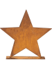 POSIWIO Dekofigur "Stern" in Hellbraun - (B)42 x (H)40 cm
