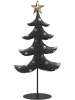 POSIWIO Figurka dekoracyjna "Tree" w kolorze czarnym - 25 x 50 cm