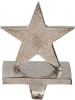 POSIWIO Kranzhalter "Stern" in Silber - (B)12 x (H)14,5 x (T)8,5 cm
