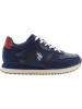 U.S. Polo Assn. Sneakers "Xirio" in Dunkelblau/ Rot