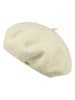 Barts Wełniany beret "Sambre" w kolorze kremowym