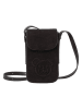 TATUUM Leren smartphonetas "Begi" donkerbruin - (B)11,5 x (H)18 x (D)4 cm