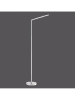 JUST LIGHT. Staande ledlamp "Dawda" zilverkleurig - (H)165,5 cm