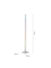 JUST LIGHT. Staande ledlamp "Henry" met kleurwisselfunctie - (H)151 cm