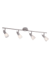 Just Light LED-Deckenleuchte "Julia" in Silber - (B)94 x (T)21 cm