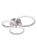 Just Light LED-Deckenleuchte "Johanna" in Silber - (B)49 x (T)40 cm