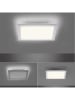 Just Light Lampa sufitowa LED w kolorze srebrno-białym - 29,5 x 29,5 cm