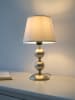 Just Light Lampa stołowa "Siena" w kolorze złoto-białym - wys. 36 x Ø 20 cm