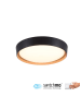 Just Light Lampa sufitowa LED w kolorze czarnym - Ø 39,6 cm