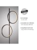 Just Light Staande ledlamp zwart - (H)151 x Ø 40,5 cm