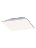 Just Light Ledplafonnière "Canvas" wit - (B)29,5 x (D)29,5 cm