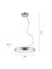 Just Light LED-Hängeleuchte "Keto Anika" in Silber - (H)120 x Ø 48 cm