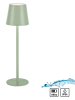 Just Light LED-Tischleuchte "Euria" in Grün - (H)37 x Ø 11 cm