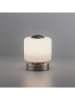 Paul Neuhaus LED-Tischleuchte "Bota" in Silber/ Creme - (B)12 x (H)15 x (T)12 cm
