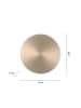 Paul Neuhaus LED-Wandleuchte in Gold - Ø 25 cm