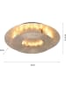 Paul Neuhaus Lampa sufitowa LED w kolorze złotym - Ø 34 cm