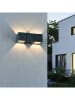 JUST LIGHT. LED-Außenleuchte "Marcel" in Anthrazit - (B)22,5 x (H)7,5 cm