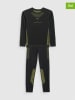 4F 2-delige thermo-ondergoedset zwart/groen