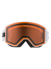 Alpina Ski-/ Snowboardbrille "Narkoja" in Weiß/ Orange