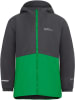 Jack Wolfskin 3in1-Funktionsjacke "Iceland" in Grün/ Anthrazit