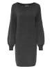 JDY Sukienka dzianinowa w kolorze antracytowym