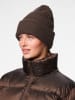 Pieces Gebreide muts bruin
