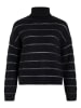 Vila Rollkragenpullover "Vizara" in Schwarz