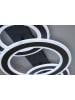 FISCHER & HONSEL LED-Deckenleuchte "Circle" in Schwarz - (B)76,5 x (H)8 x (T)36 cm