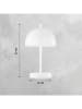 FH Lighting LED-Tischleuchte "Kia" in Weiß - Ø 16 cm x (H)27 cm