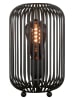 FH Lighting Tischleuchte "Cage" in Schwarz - Ø 16 cm x (H)25 cm