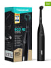 happybrush Elektrische Zahnbürste "Eco R2 AllBlack" in Schwarz