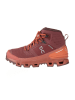ON RUNNING Boots "Cloudrock 2" in Bordeaux/ Orange