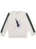 Walkiddy Sweatshirt wit/groen
