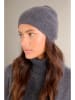 Perfect Cashmere Kasjmieren muts "Laoise" antraciet