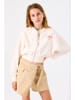 Garcia Sweatjacke in Creme