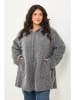 Curvy Lady Übergangsjacke in Grau