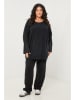 Curvy Lady Longsleeve in Schwarz