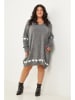 Curvy Lady Strickkleid in Grau