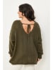 Curvy Lady Sweter w kolorze khaki