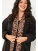 Curvy Lady Tussenmantel zwart