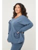 Curvy Lady Longsleeve blauw
