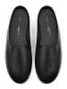 loft37 Leren  pantoffels "Allato" zwart