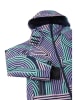 Reima Winterjas "Posio" paars/lichtroze/turquoise