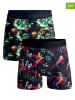 Muchachomalo 2er-Set: Boxershorts in Dunkelblau/ Bunt