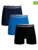 Muchachomalo 3-delige set: boxershorts zwart/donkerblauw/blauw