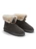NICEBAY Leren winterboots "Lertrude" antraciet