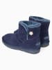 NICEBAY Leren winterboots "Beauty" donkerblauw